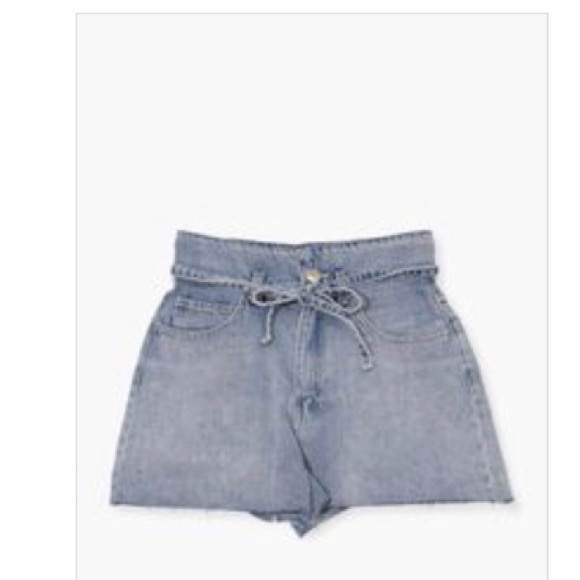 Forever 21 Pants - Paperbag Denim Short